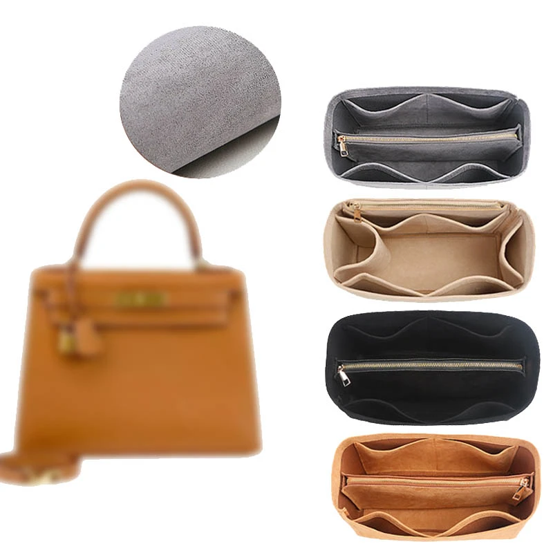 Alcantara Bag Organizer For Hermes